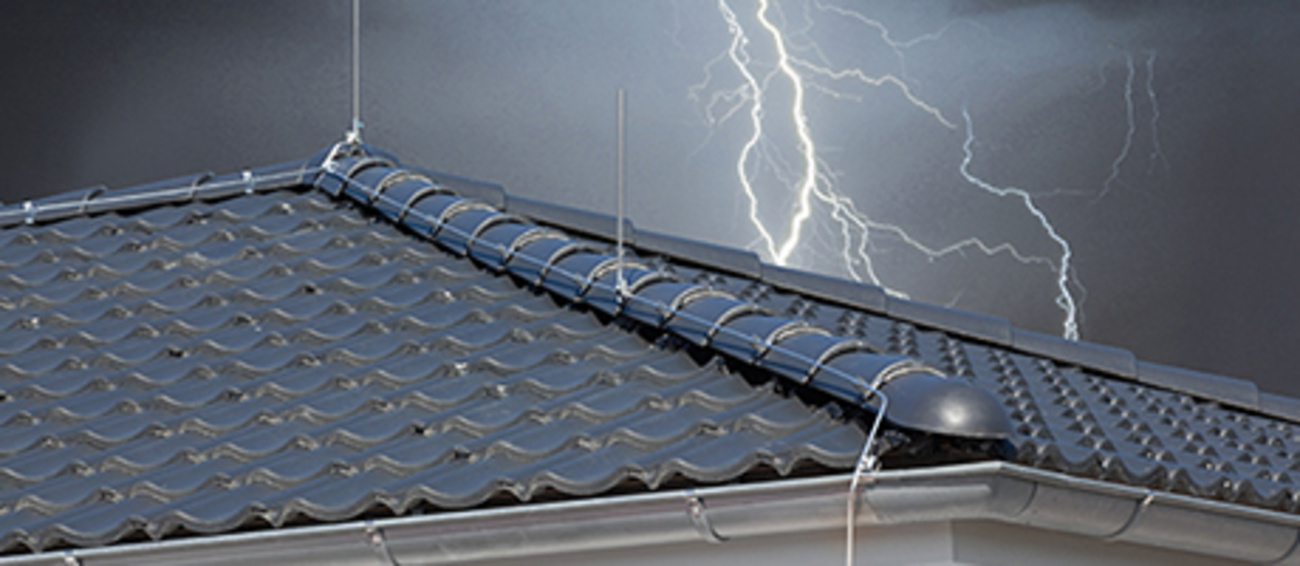 Äußerer Blitzschutz bei Elektro FEGER GmbH in Aschaffenburg